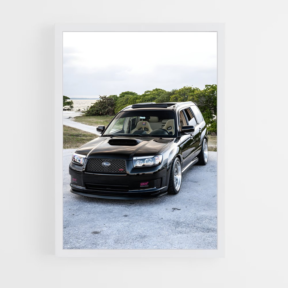 Poster exceptionnel Subaru Forester STI (vue 3)